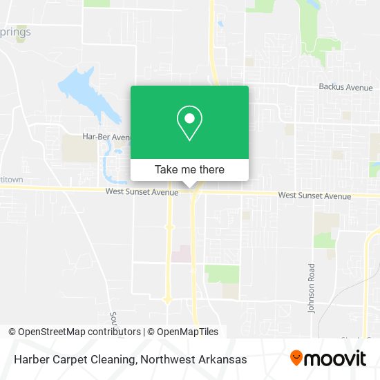 Harber Carpet Cleaning map