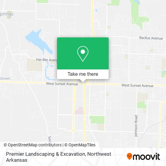 Mapa de Premier Landscaping & Excavation