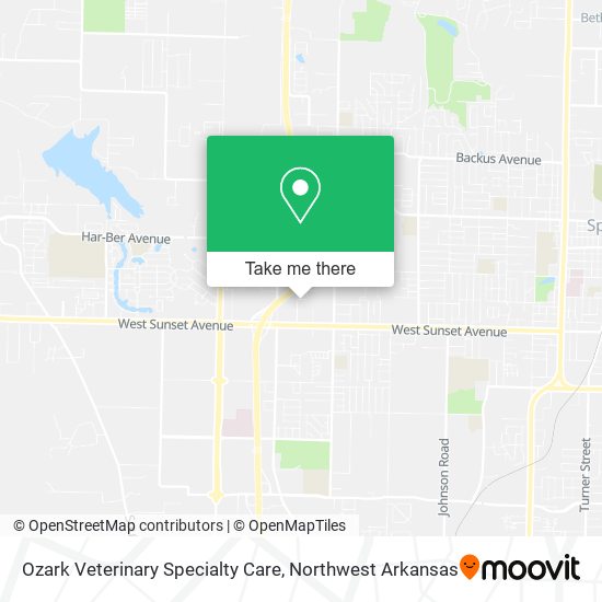 Mapa de Ozark Veterinary Specialty Care