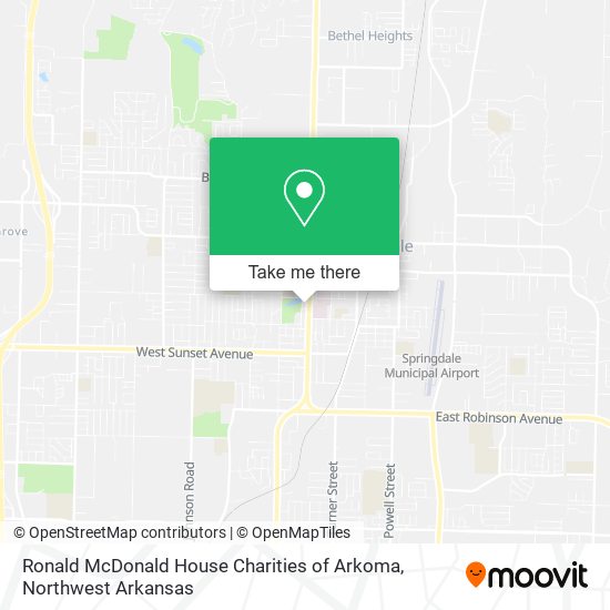 Ronald McDonald House Charities of Arkoma map
