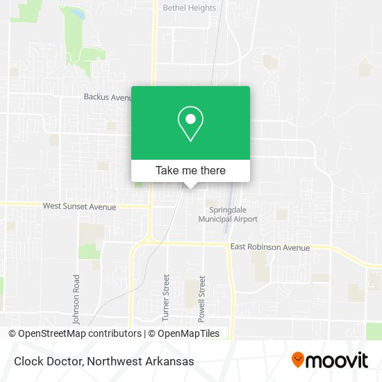 Clock Doctor map