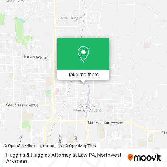 Mapa de Huggins & Huggins Attorney at Law PA