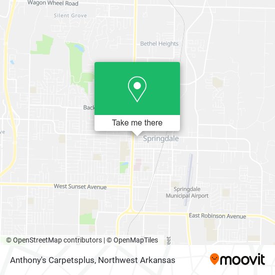 Mapa de Anthony's Carpetsplus