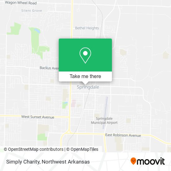 Simply Charity map
