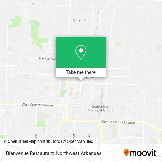 Bienvenue Restaurant map