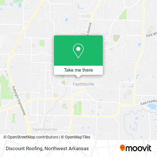 Mapa de Discount Roofing