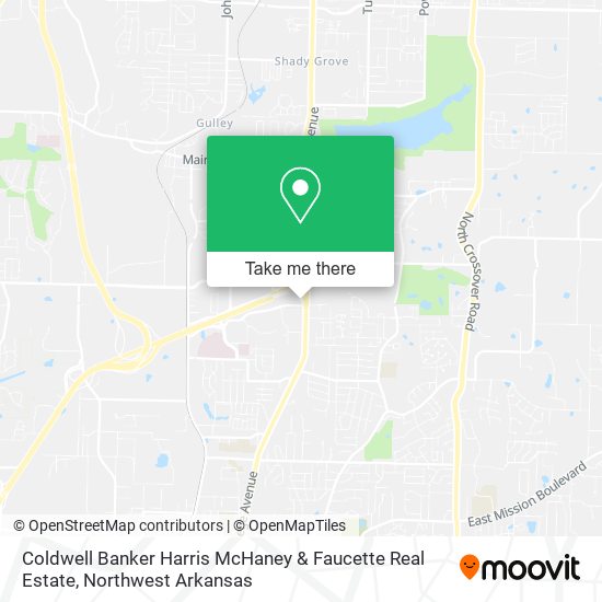 Mapa de Coldwell Banker Harris McHaney & Faucette Real Estate