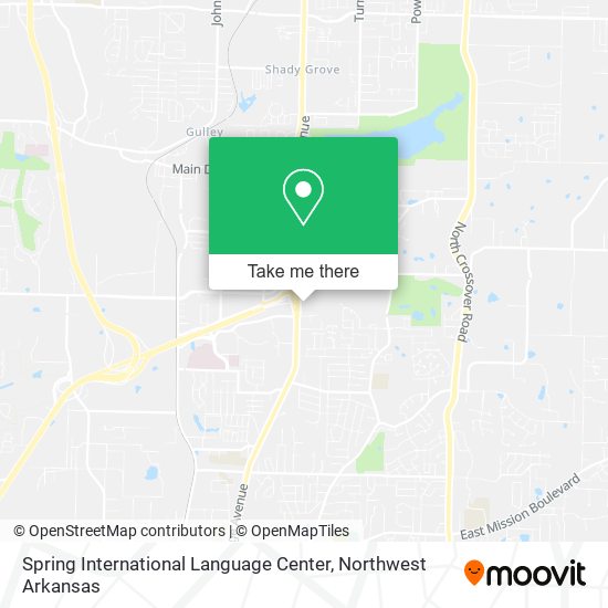 Spring International Language Center map