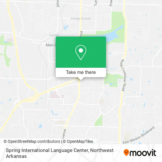 Spring International Language Center map