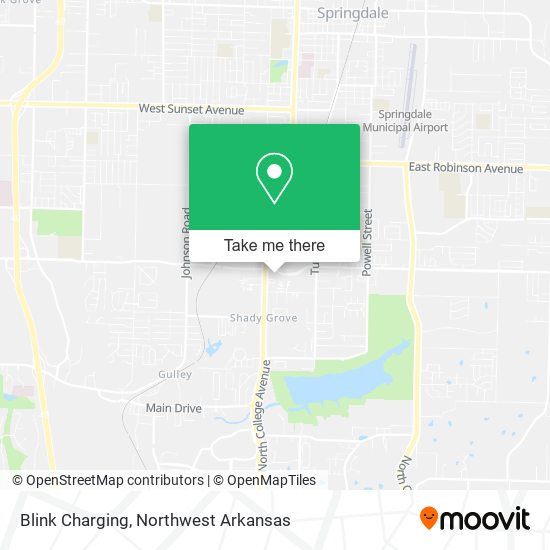 Blink Charging map