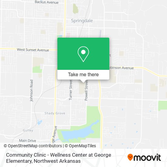 Community Clinic - Wellness Center at George Elementary map