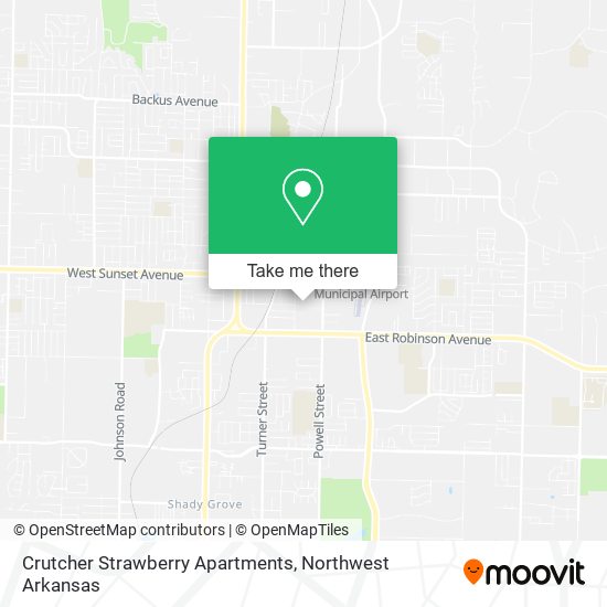 Mapa de Crutcher Strawberry Apartments