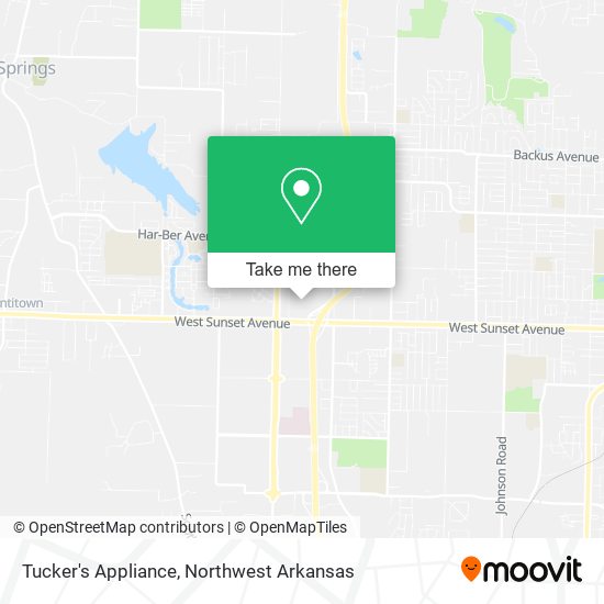 Mapa de Tucker's Appliance