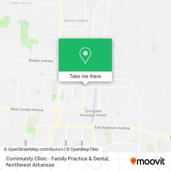 Community Clinic - Family Practice & Dental map