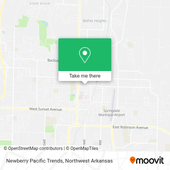 Newberry Pacific Trends map