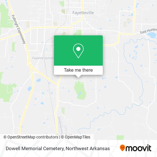 Mapa de Dowell Memorial Cemetery