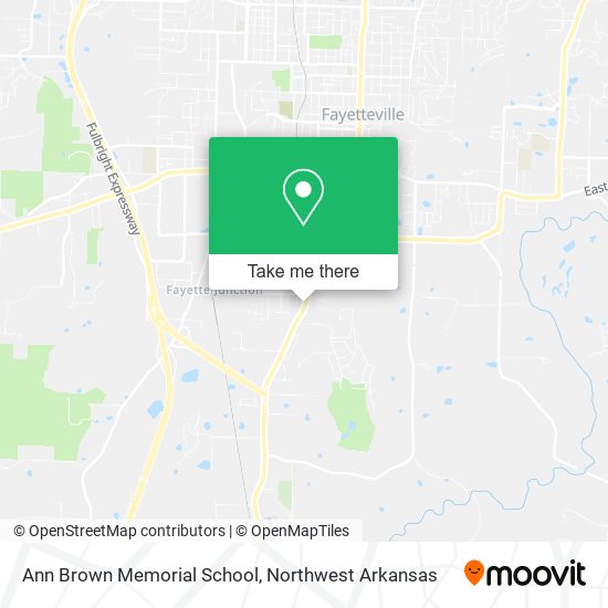 Ann Brown Memorial School map