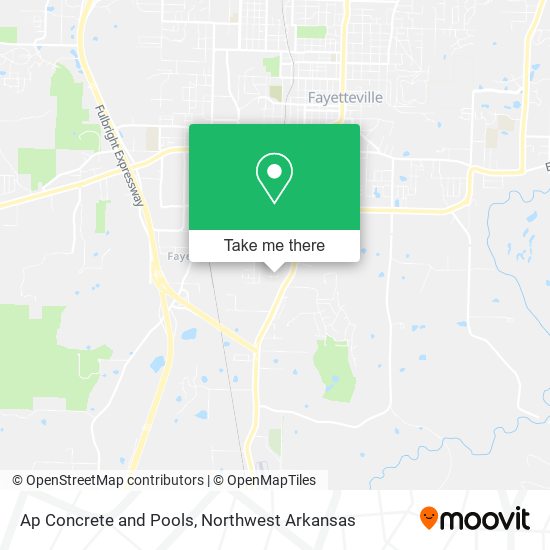 Ap Concrete and Pools map