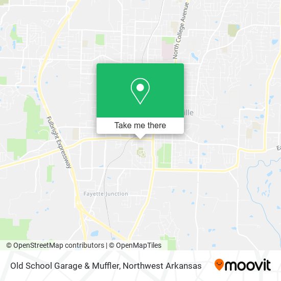 Old School Garage & Muffler map