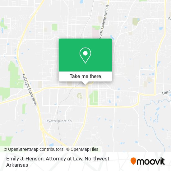 Mapa de Emily J. Henson, Attorney at Law