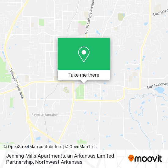 Jenning Mills Apartments, an Arkansas Limited Partnership map