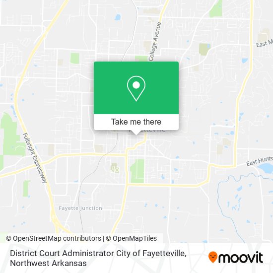 Mapa de District Court Administrator City of Fayetteville
