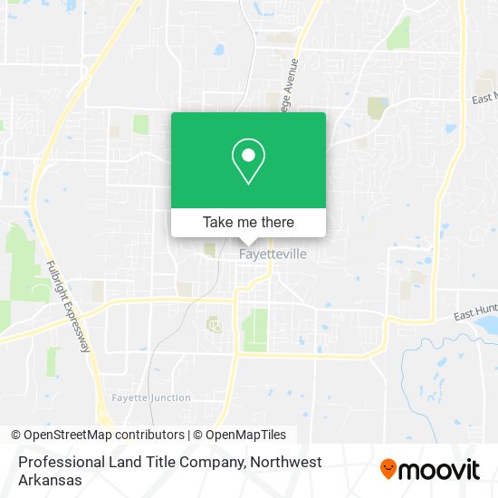 Professional Land Title Company map