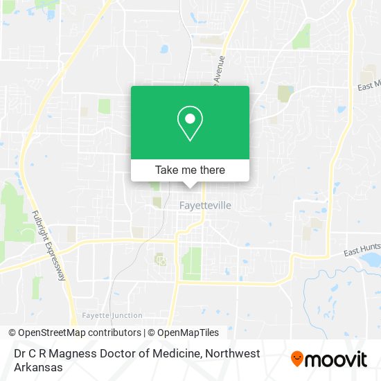 Dr C R Magness Doctor of Medicine map