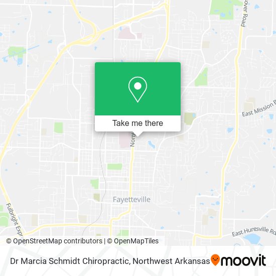 Dr Marcia Schmidt Chiropractic map