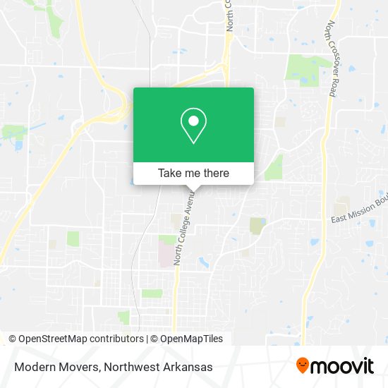 Modern Movers map