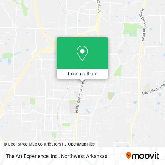 The Art Experience, Inc. map
