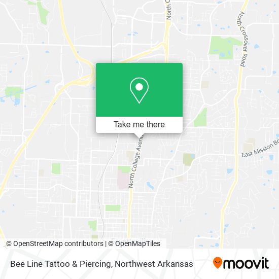 Bee Line Tattoo & Piercing map