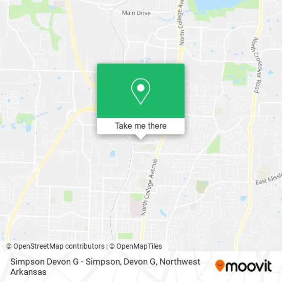 Simpson Devon G - Simpson, Devon G map