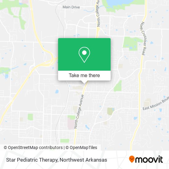Star Pediatric Therapy map