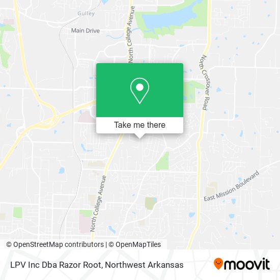 LPV Inc Dba Razor Root map