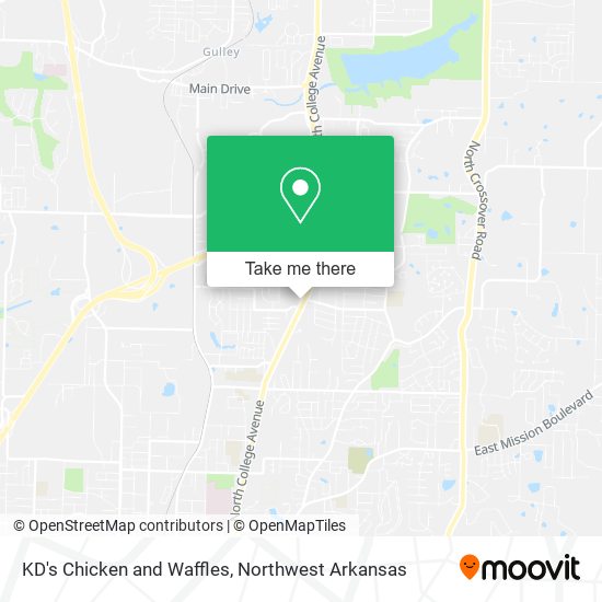 Mapa de KD's Chicken and Waffles