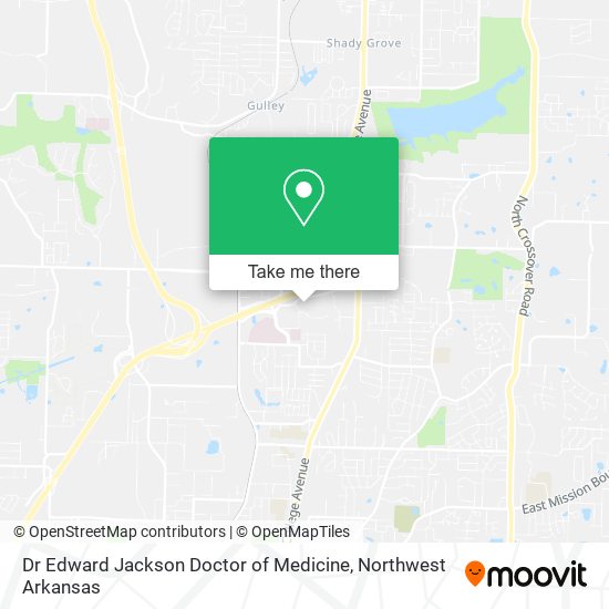 Mapa de Dr Edward Jackson Doctor of Medicine