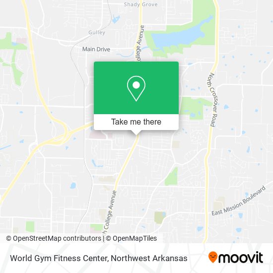 World Gym Fitness Center map