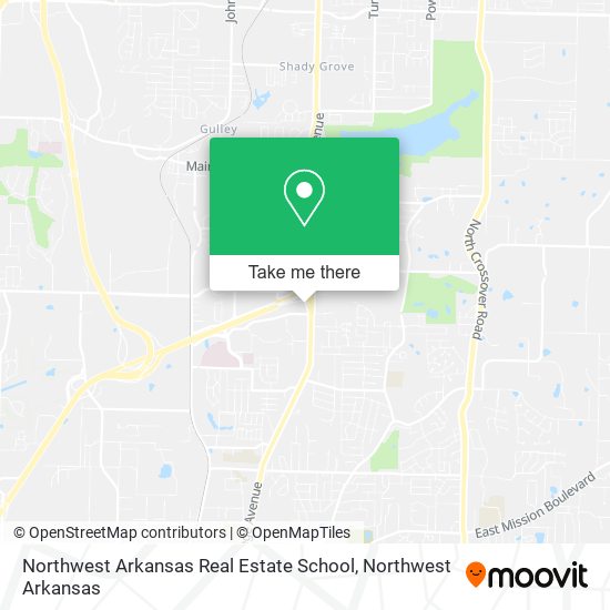 Northwest Arkansas Real Estate School map