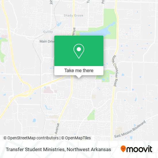 Mapa de Transfer Student Ministries
