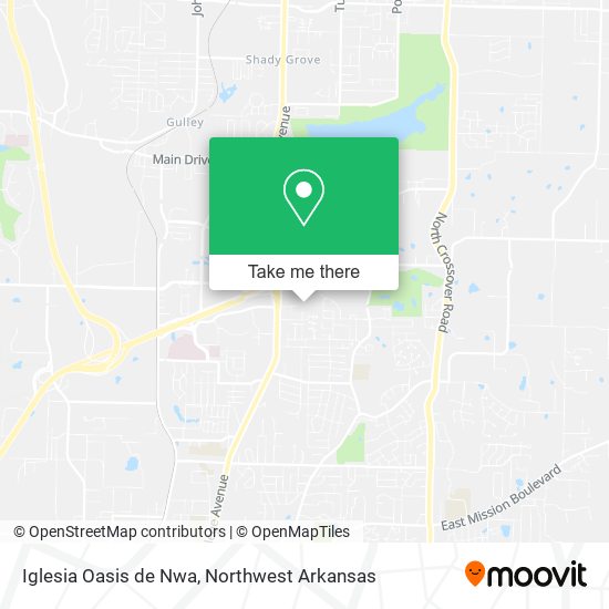 Iglesia Oasis de Nwa map
