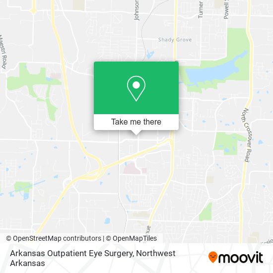 Arkansas Outpatient Eye Surgery map