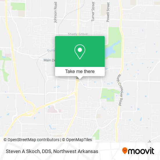 Steven A Skoch, DDS map