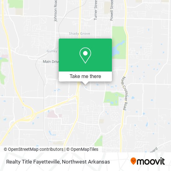 Realty Title Fayetteville map