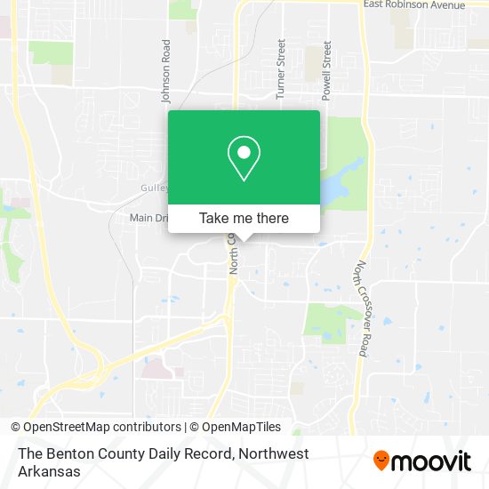 The Benton County Daily Record map