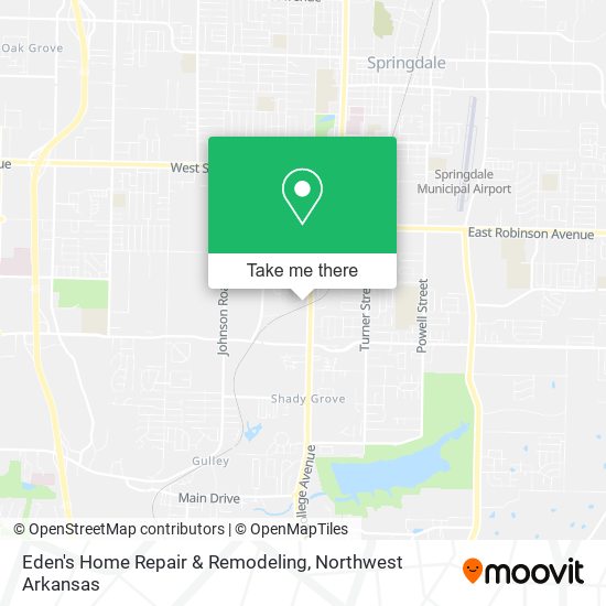 Eden's Home Repair & Remodeling map