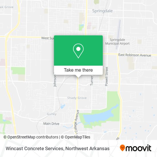 Mapa de Wincast Concrete Services