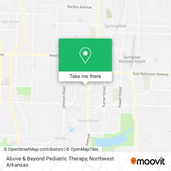 Above & Beyond Pediatric Therapy map