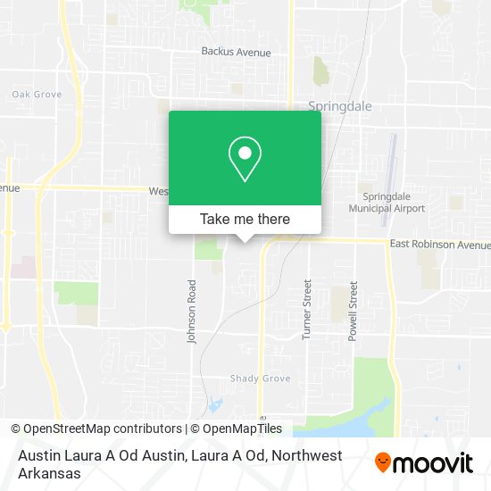 Austin Laura A Od Austin, Laura A Od map