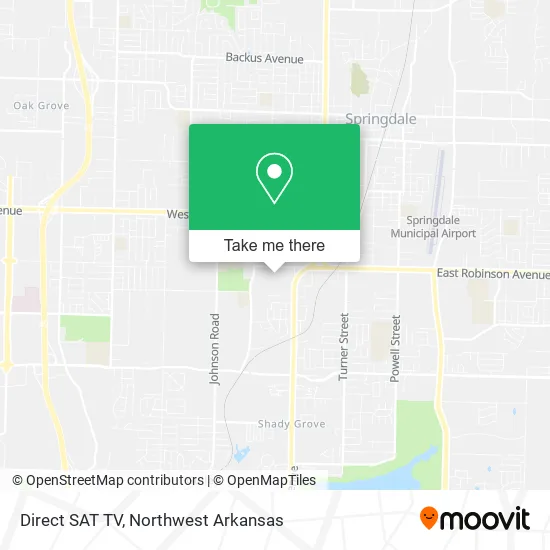 Direct SAT TV map